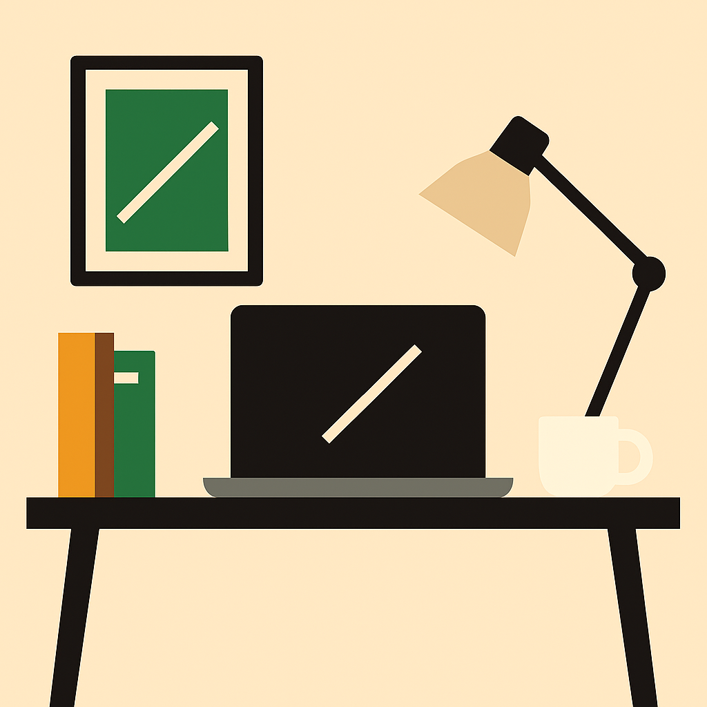 Workstation Minimalista / Shop de Ejecución Real